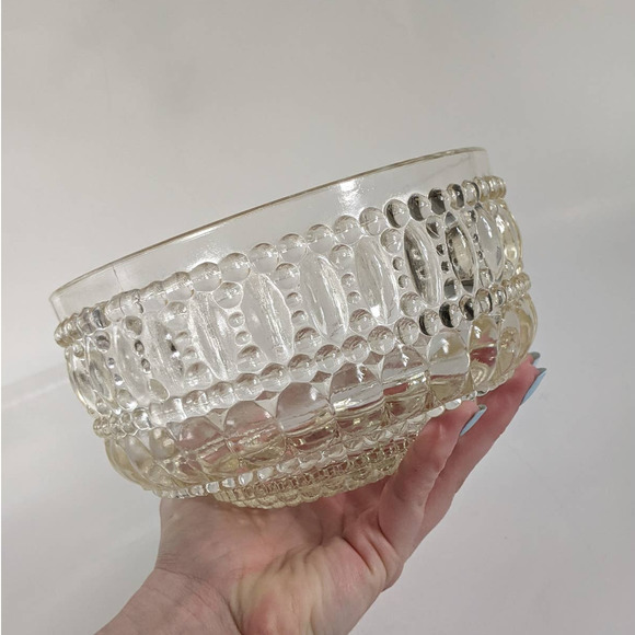 Vintage Art Deco Bubble Glass Ceiling Light Cover, Vintage Hobnail Light Fixture - Picture 10 of 10